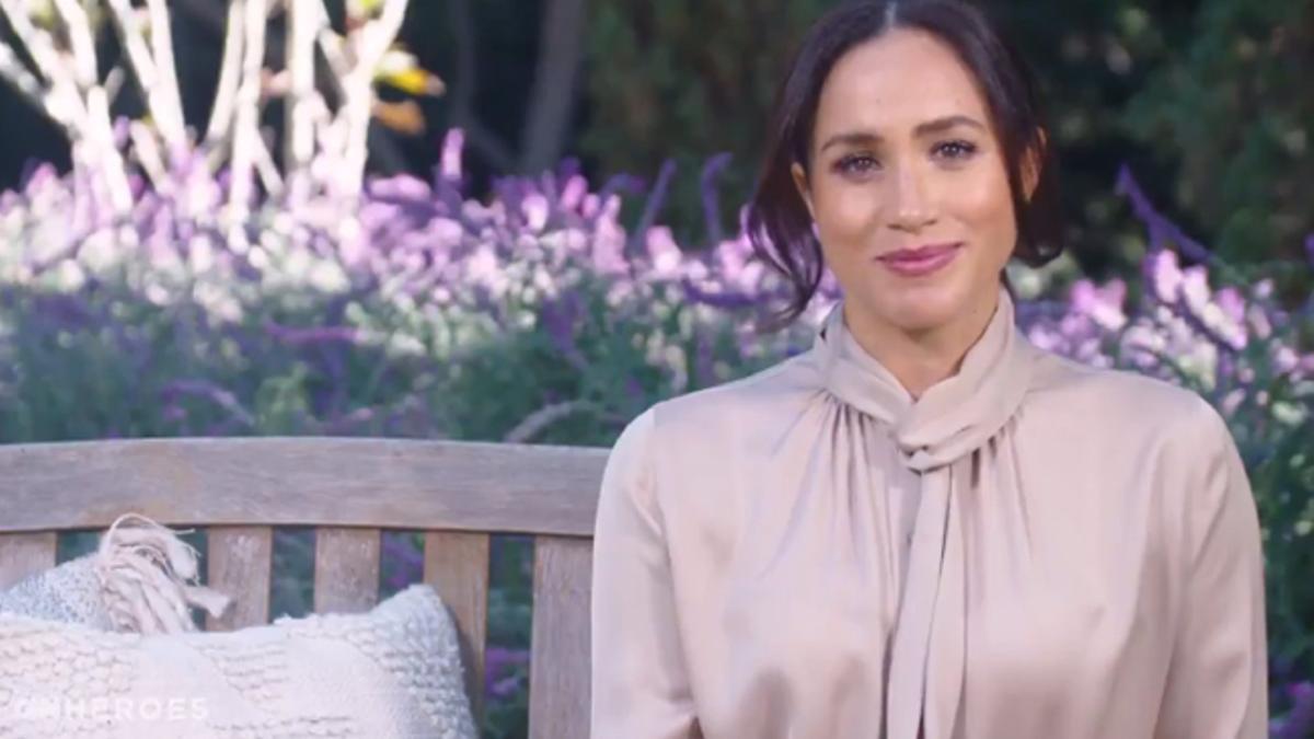 Meghan Markle, durante su aparición especial en CNN