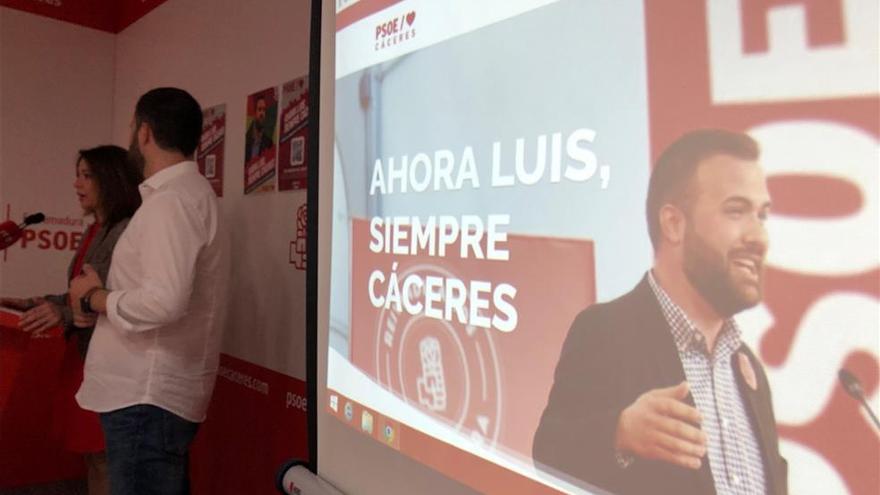 &#039;Ahora Luis, siempre Cáceres&#039;, lema del PSOE que llama a la participación ciudadana