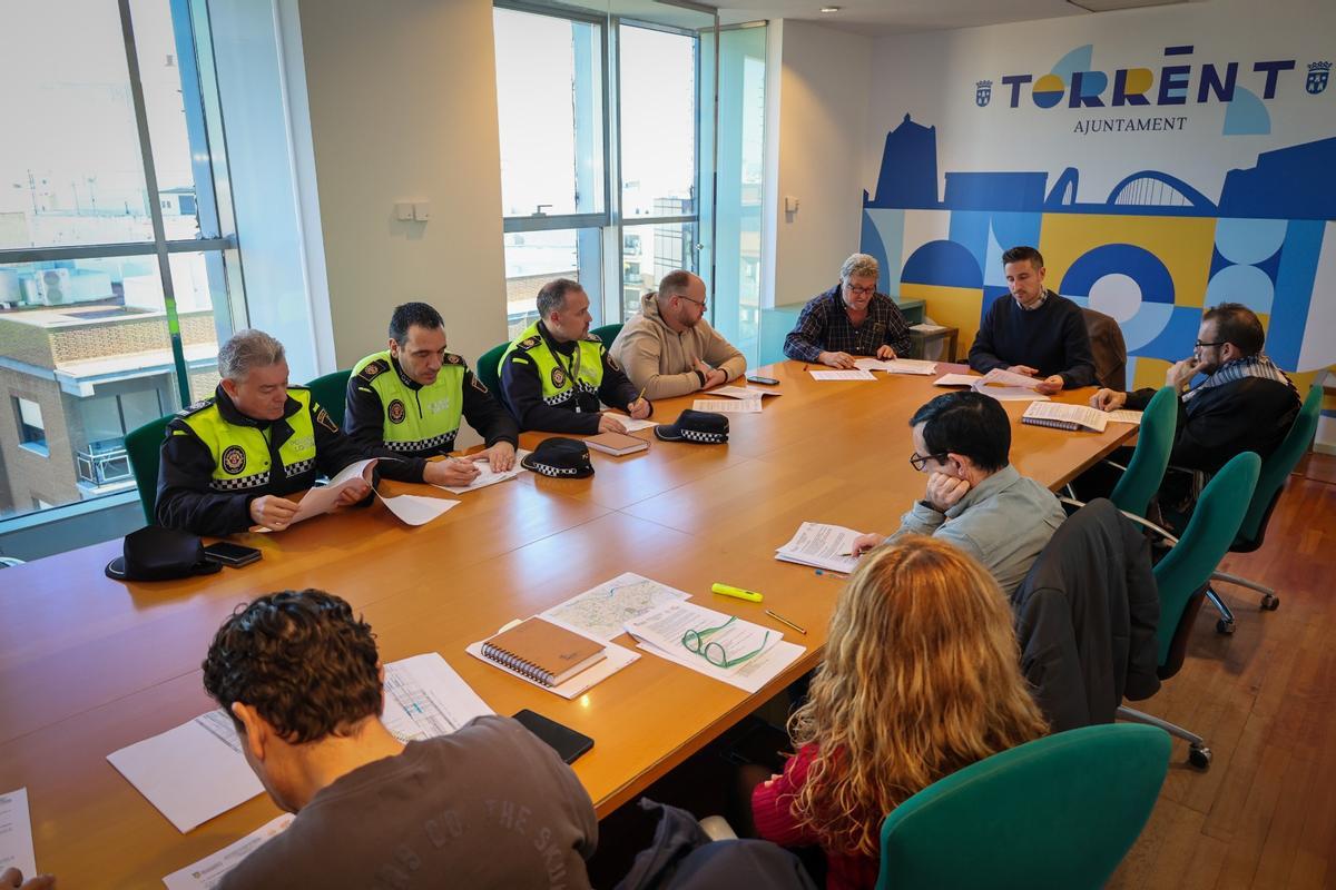 Reunión de coordinación en Torrent.