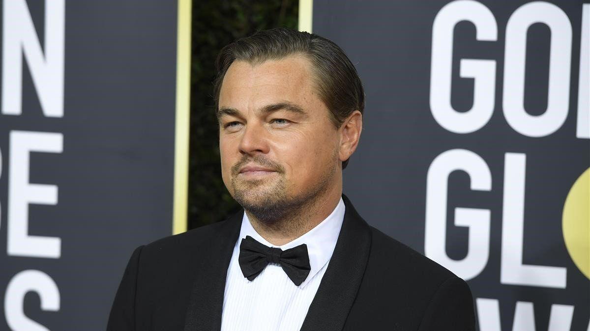 Leonardo DiCaprio, en la gala de los Globos de oro, el 5 de enero del 2020.