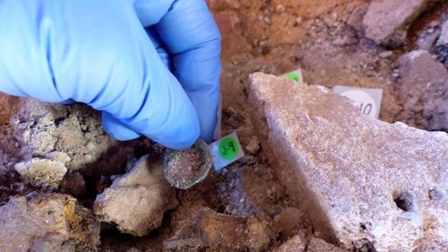 Interior de la &quot;caja fuerte&quot; de 1.700 años de antigüedad