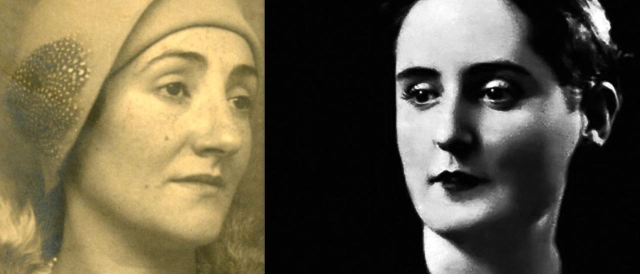 Rosa Chacel y María Cegarra.