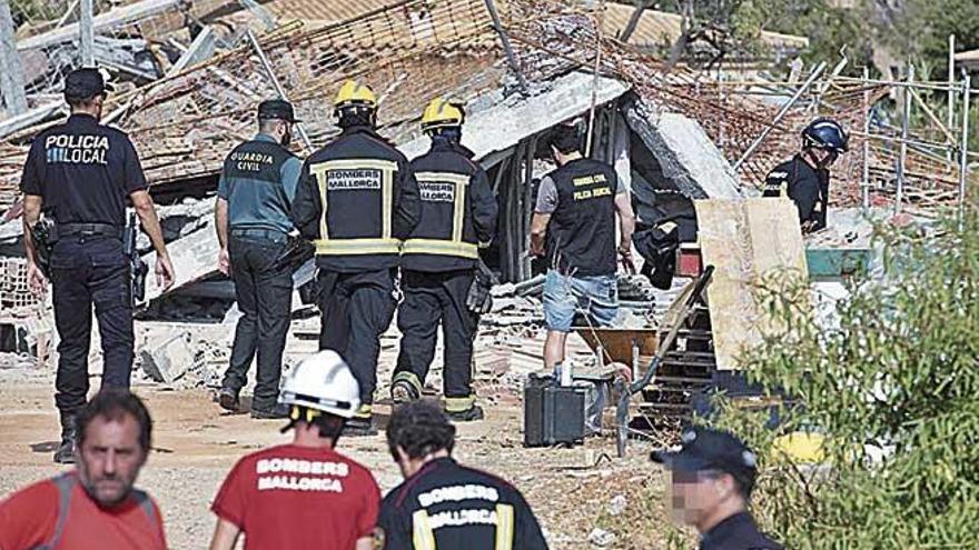 Imagen de un accidente mortal de construcción en Mallorca.