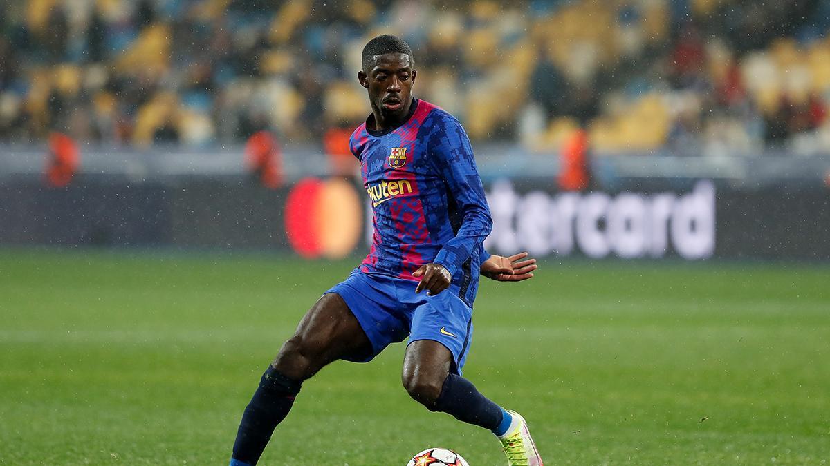 Dembélé durante un partido