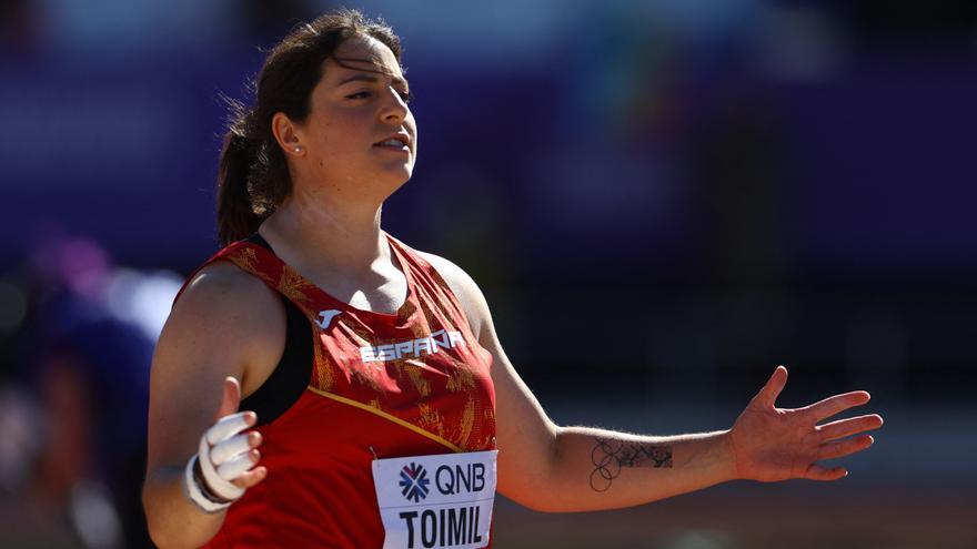 Belén Toimil se queda fuera de la final del peso del Mundial de atletismo