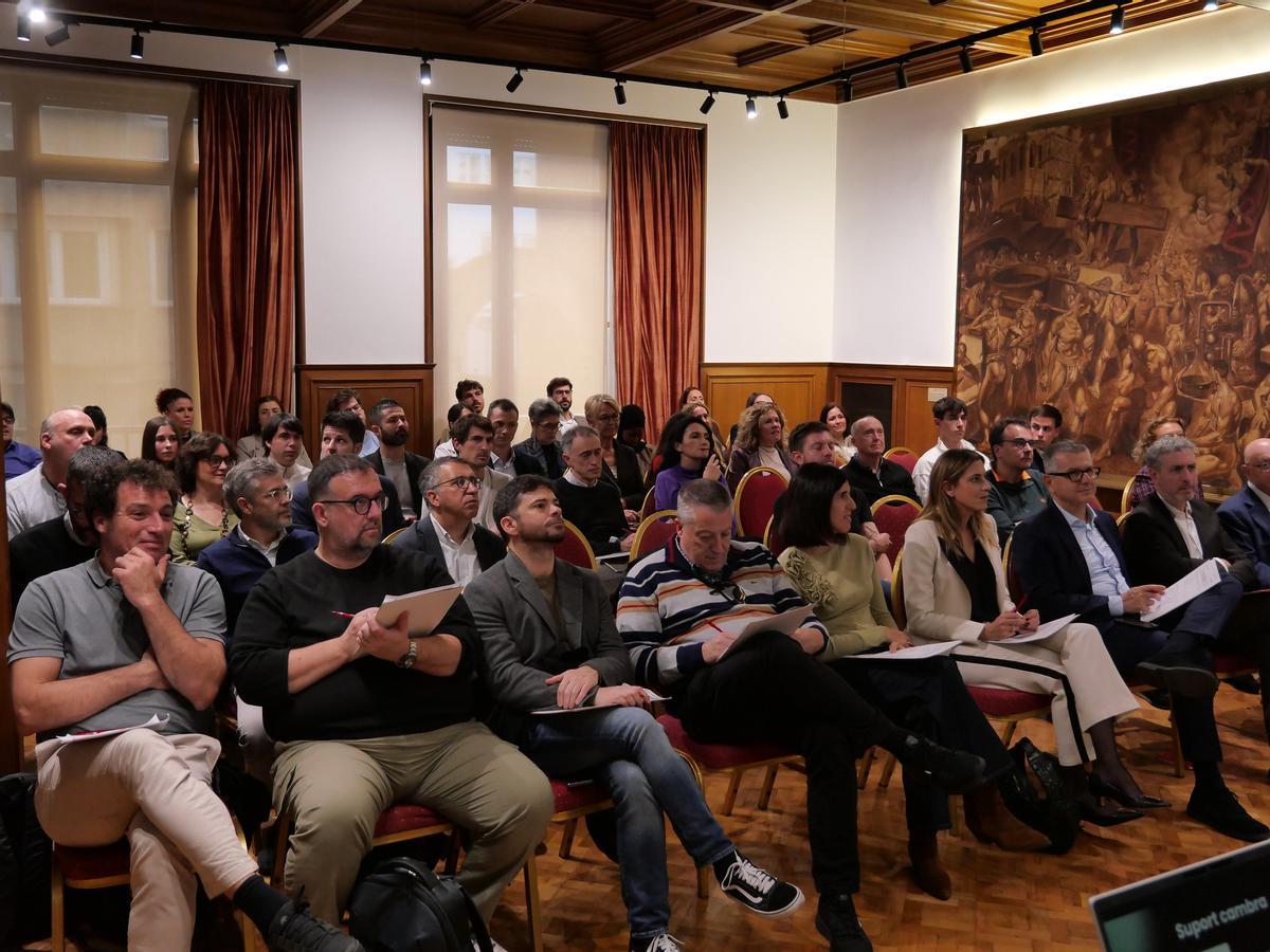 Alguns dels assistents a l'acte.