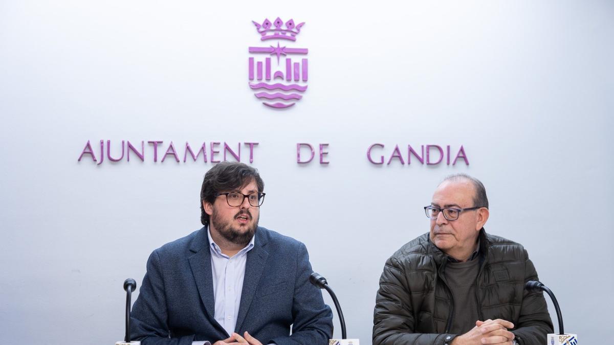 Vila y Picornell, durante una rueda de prensa, en una imagen de archivo.