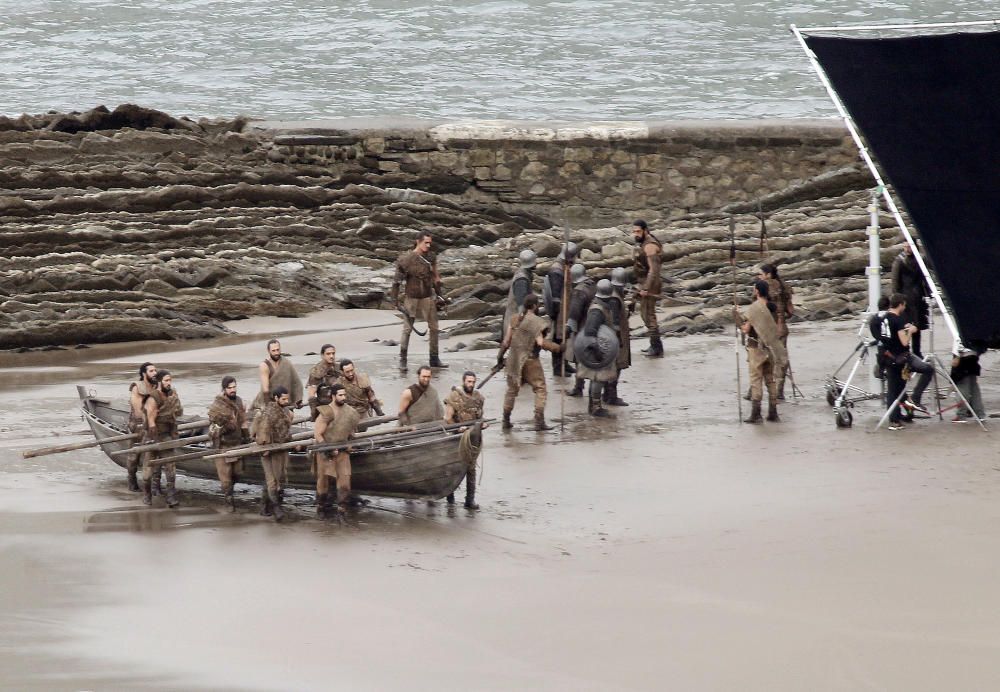 Rodatge de 'Juego de Tronos' a Zumaia