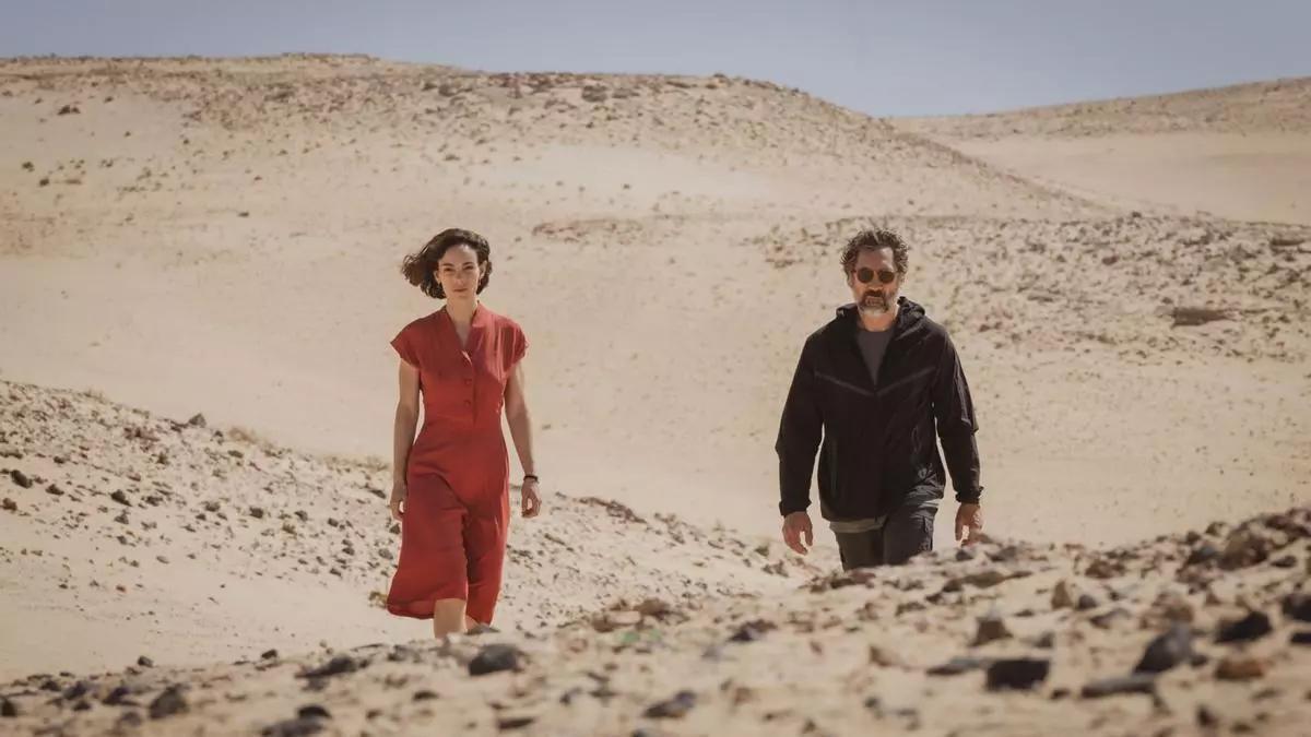 Vicky Luengo i Javier Bardem en una escena del film / Manolo Pavón/Movistar+/ACN
