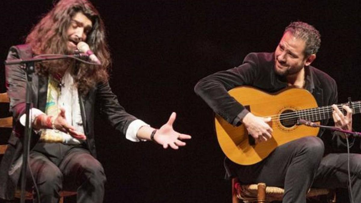 Israel Fernández y Diego del Morao en una actuación en Almería. | Ideal.es