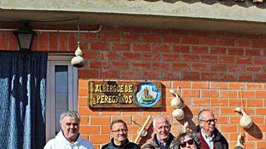 Representantes de la Asociación Zamorana de Caminos de Santiago.