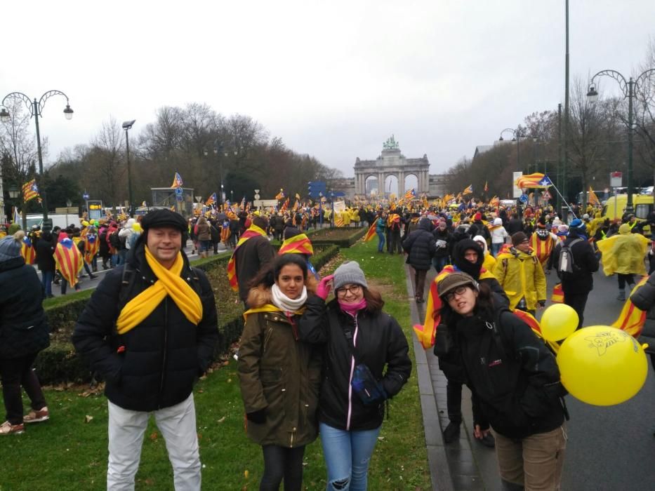 Manifestació independentista a Brussel·les