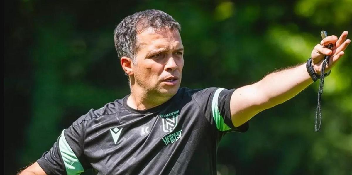 Luís Castro con el Nantes