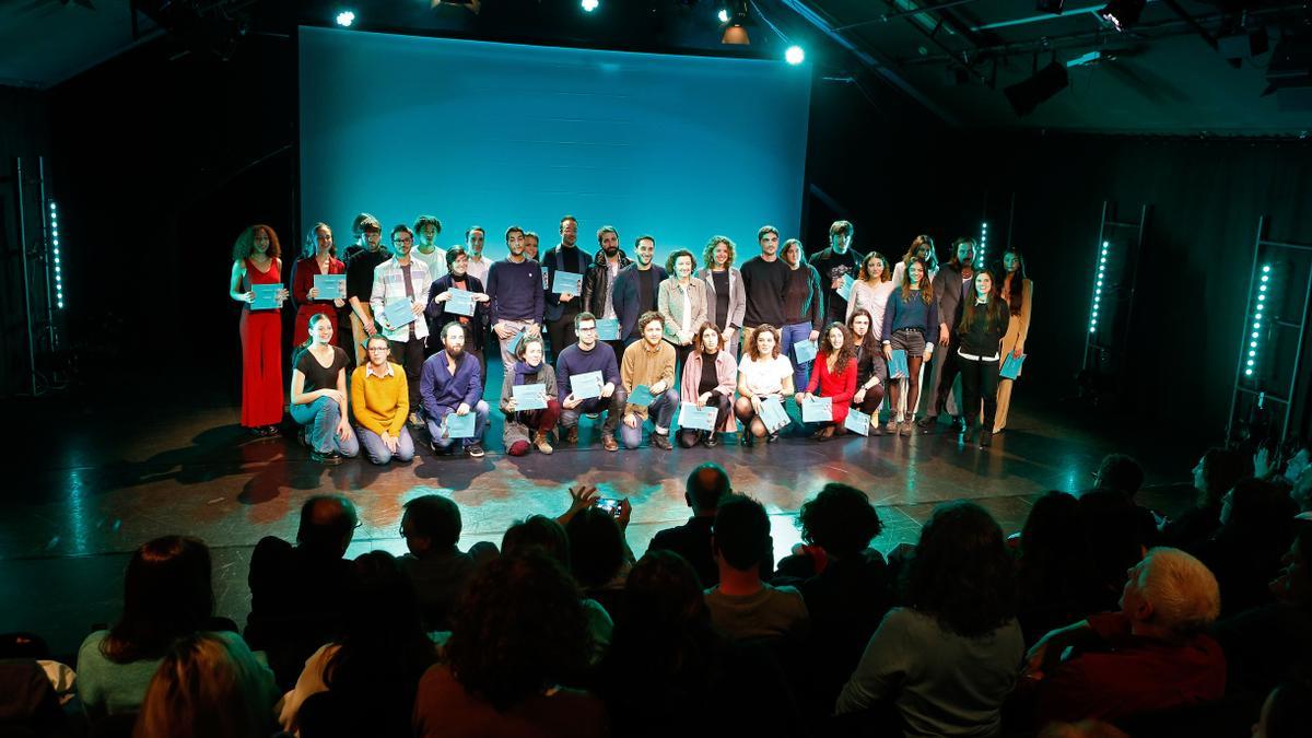 Imagen de archivo de la concesión de los premios Art Jove