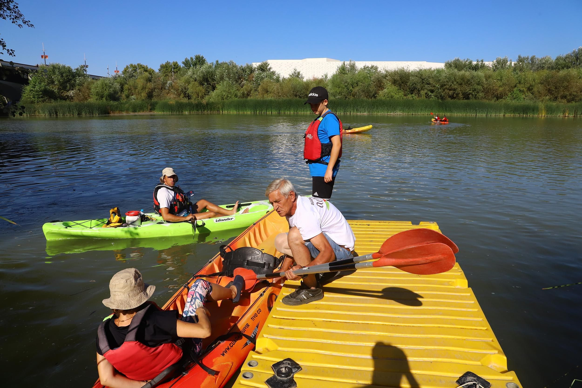 Paseos en kayak por el róio Guadalquivir