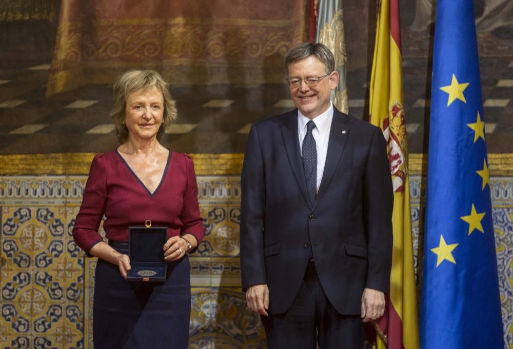 Entrega de distinciones de la Generalitat el 9 d'Octubre