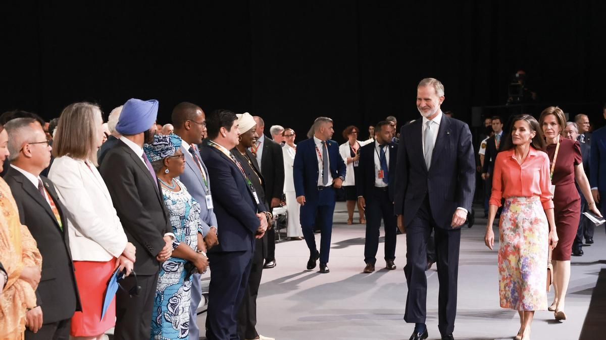 Los Reyes asisten a la inauguración de la IV Conferencia Internacional sobre Financiación para el Desarrollo