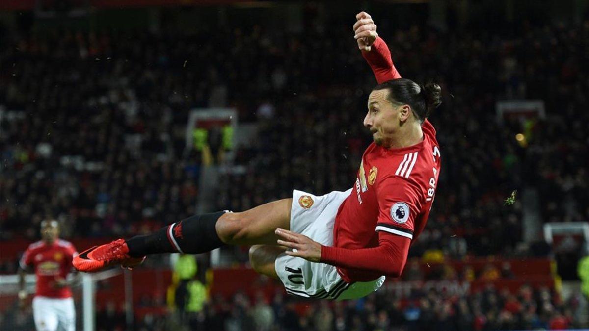 Zlatan durante su paso por el United