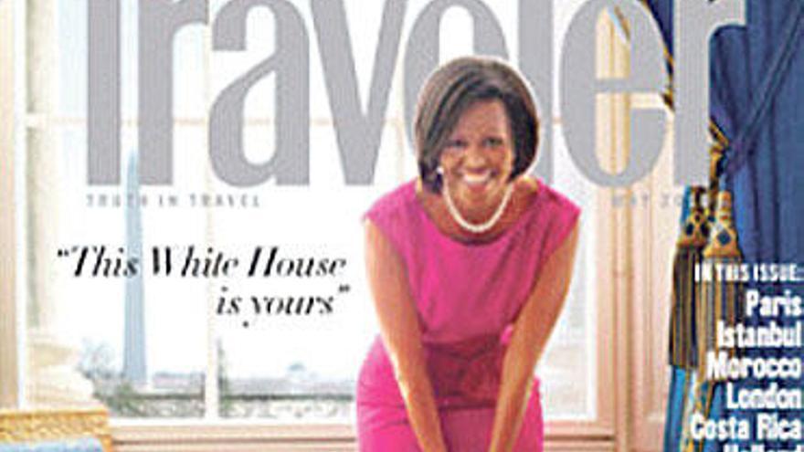Michelle Obama, en Traveler.