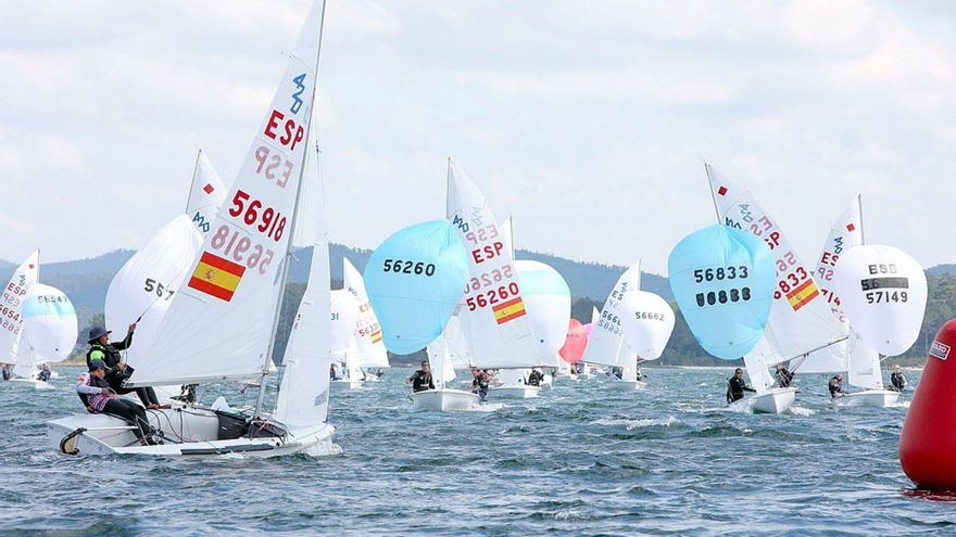 La Copa de España de 420 llega hoy a su conclusión después de tres días de navegación.  | // FDV