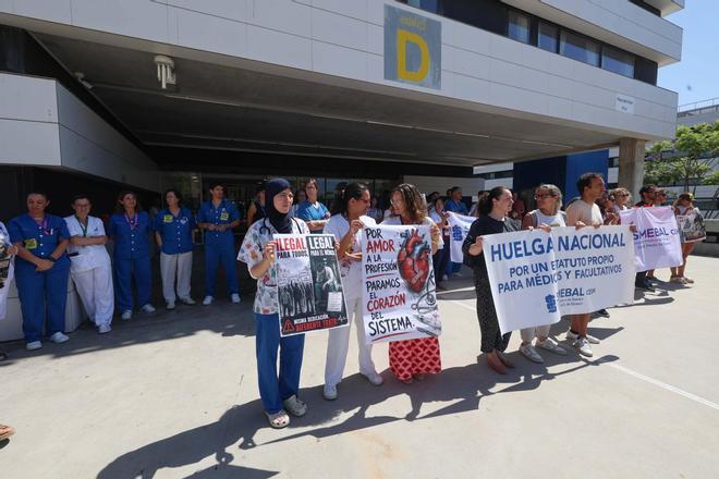 Las imágenes de la jornada de huelga médica este martes16 de junio en Ibiza