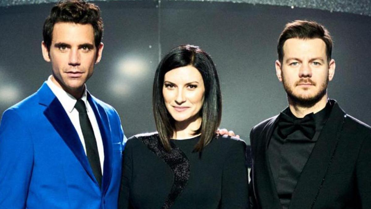 Mika, Laura Pausini y Alessandro Cattelan, presentadores de Eurovisión