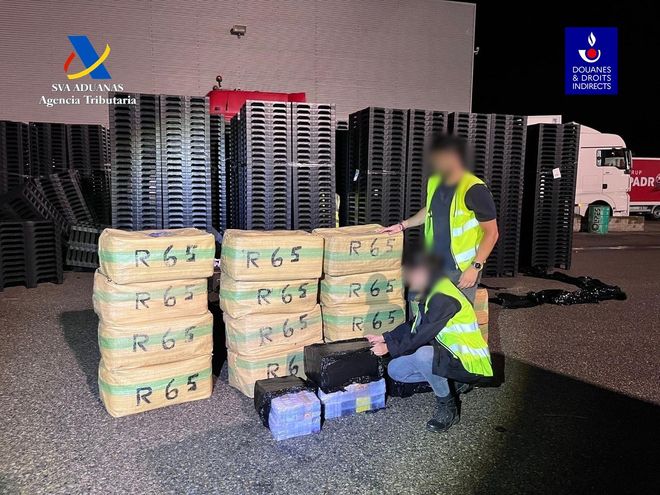 Les imatges de l'operació contra una banda de traficants internacional amb decomisos a Llers i Figueres