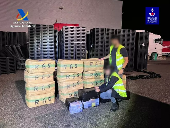 Les imatges de l'operació contra una banda de traficants internacional amb decomisos a Llers i Figueres
