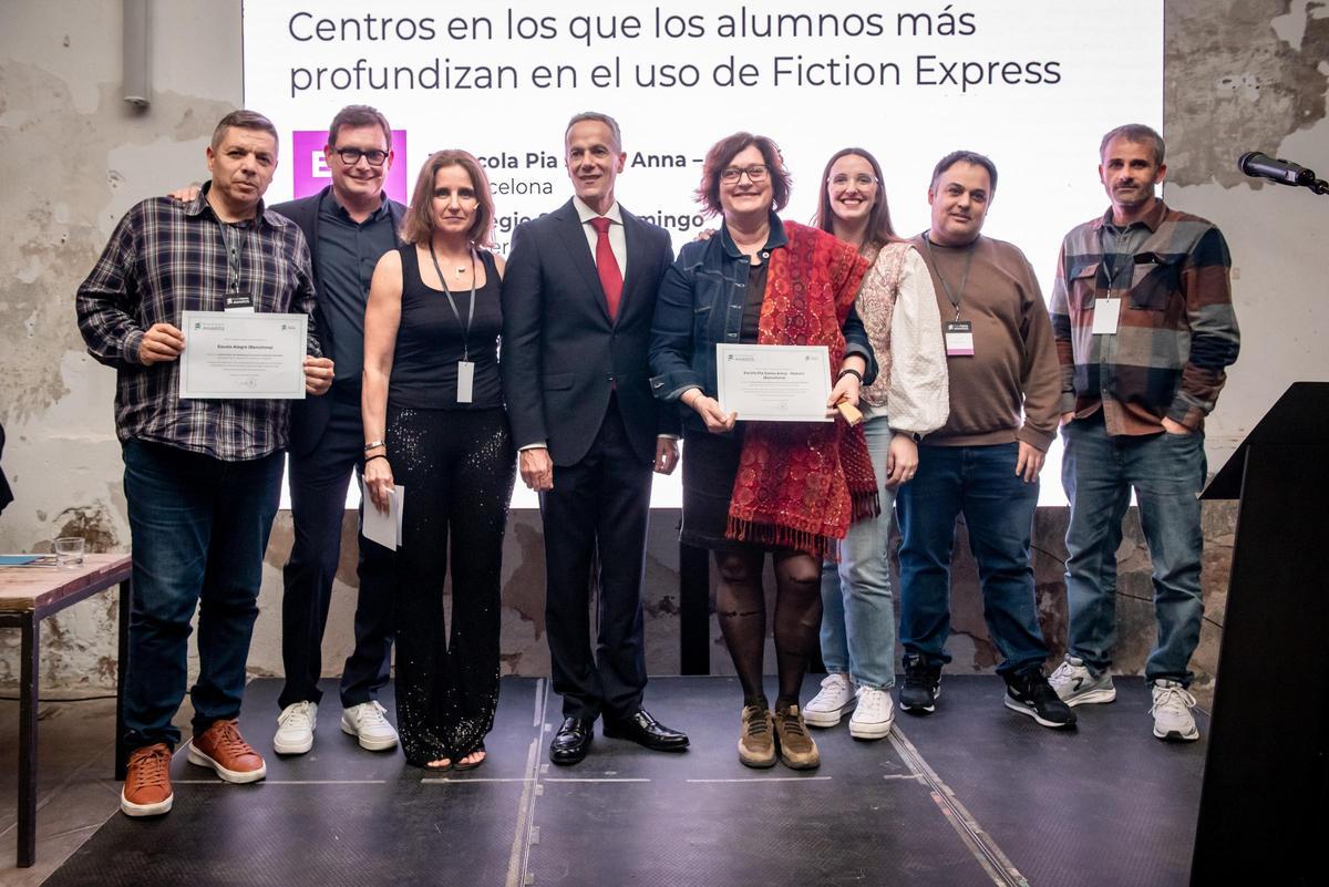 Algunos de los premiados.