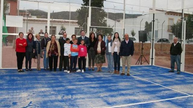 La pista de pádel.