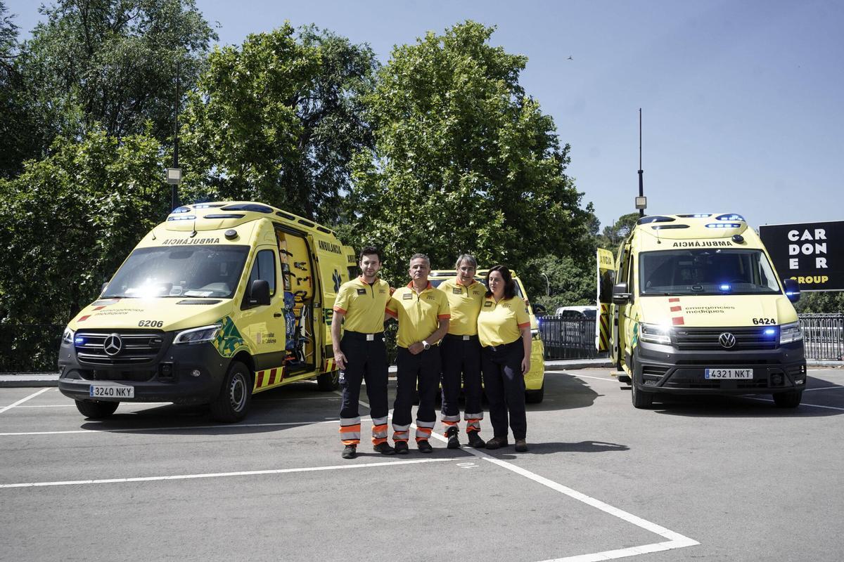 Presentació dels nous models d'ambulàncies a Manresa