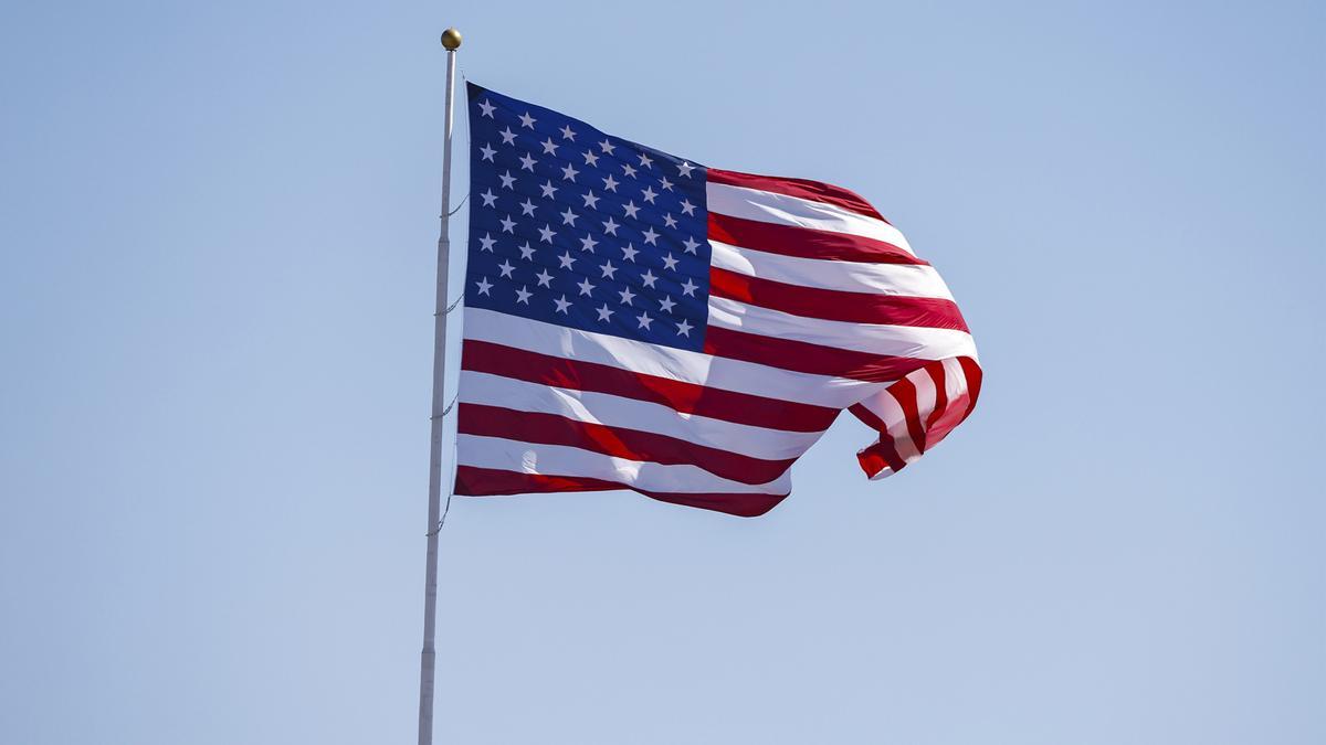 Archivo - Bandera de EEUU