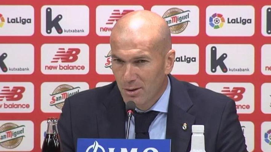 Zidane: "Estoy muy decepcionado por los jugadores"