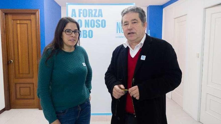 Alba Cuba y Miguel Anxo Fernández Lores. // FdV