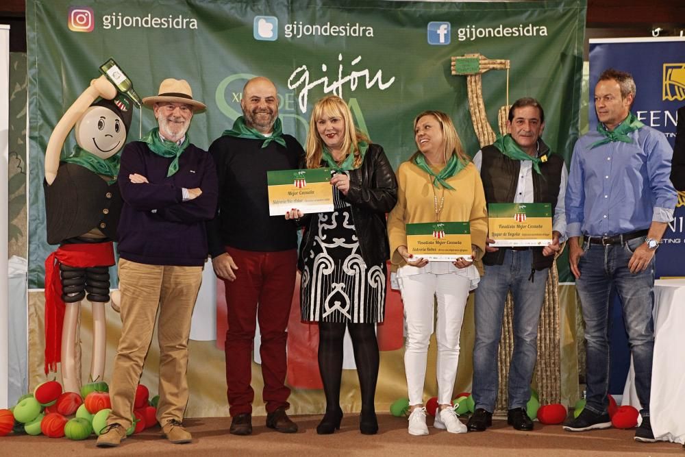 Gala de entrega de premios de "Gijón de sidra" en el Llagar de Castiello