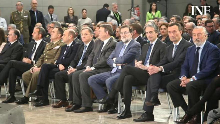 Rajoy visita el Aeropuerto de El Altet en su 50 aniversario