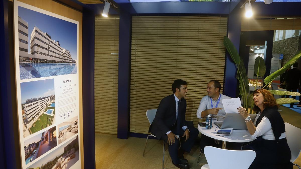 Una imagen de la pasada edición del Salón Inmobiliario del Mediterráneo (Simed) de Málaga.