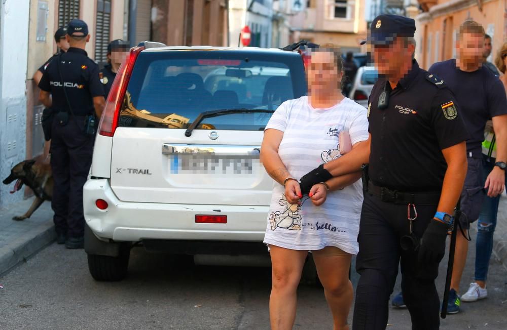 Sechs Festnahmen bei Drogenrazzia in Palma