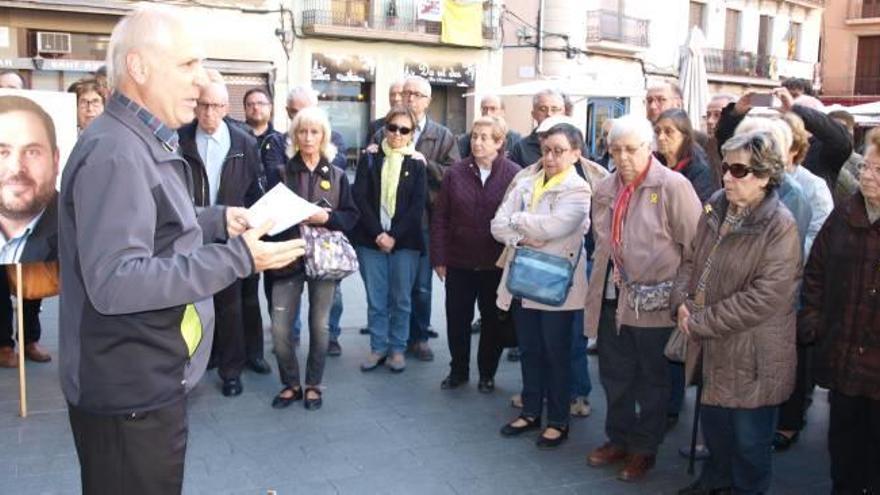 Manresa recorda els 6 mesos de presó sense judici de Junqueras i Forn