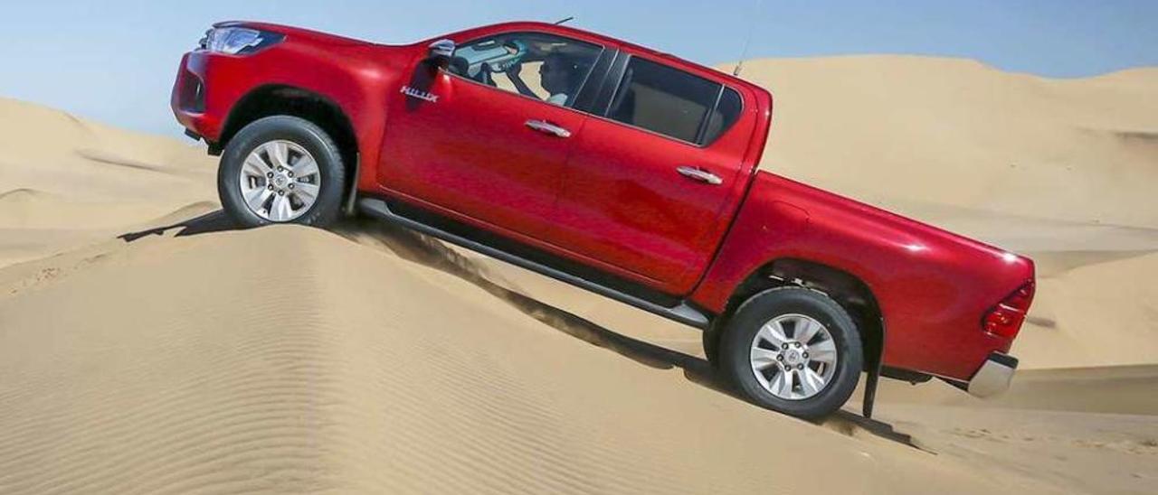 El Hilux está disponible con tres tipos de carrocerías.