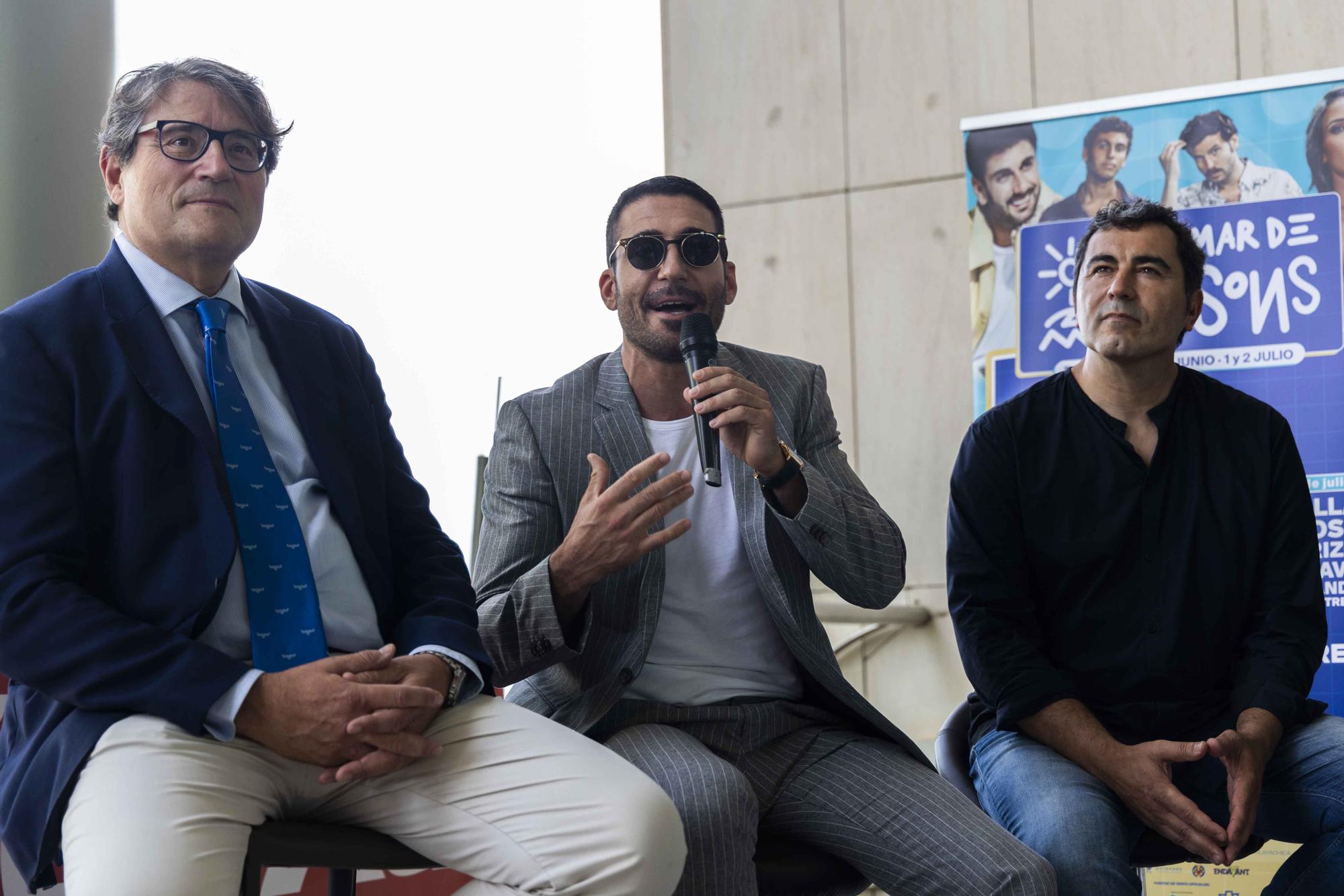 Miguel Ángel Silvestre triunfa en la presentación de Mar de Sons en València