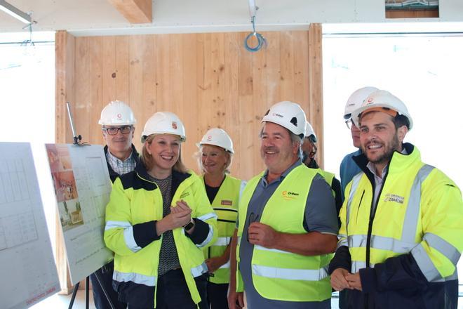 Visita a las obras del Centro Cívico de Zamora