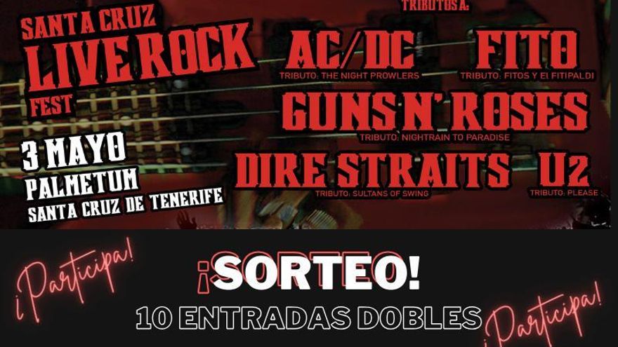 EL DÍA sortea 10 entradas dobles para el Live Rock Fest