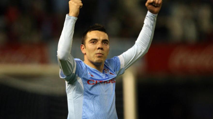 Iago Aspas en un partido de esta temporada