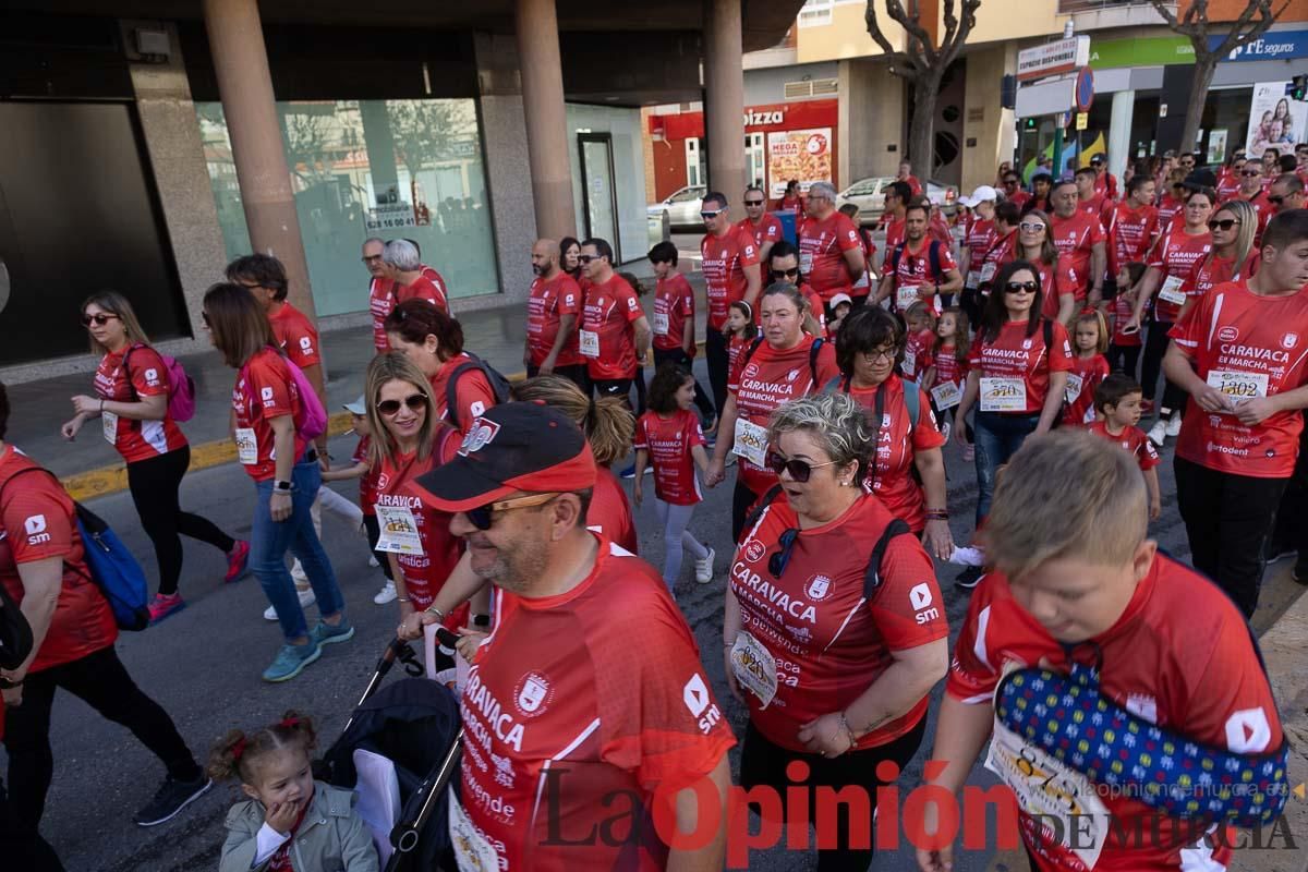 Marcha de la ONG Delwende en Caravaca