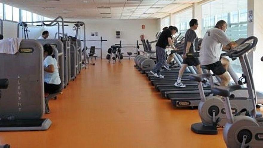 Imagen de un gimnasio antes de la crisis del coronavirus.