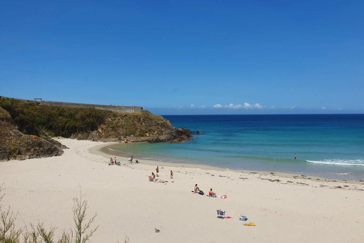 La playa de Area Maior, en Malpica.