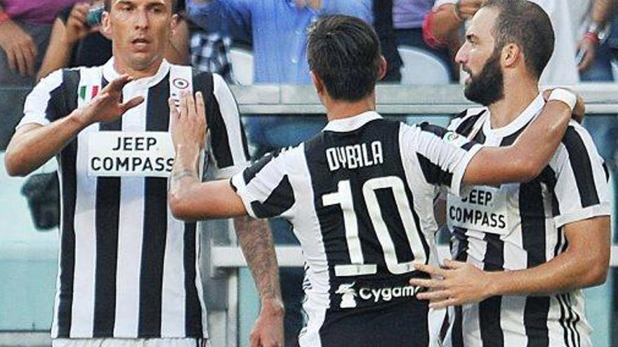 Mandzukic, Dybala i Higuaín van ser els tres golejadors de la Juventus