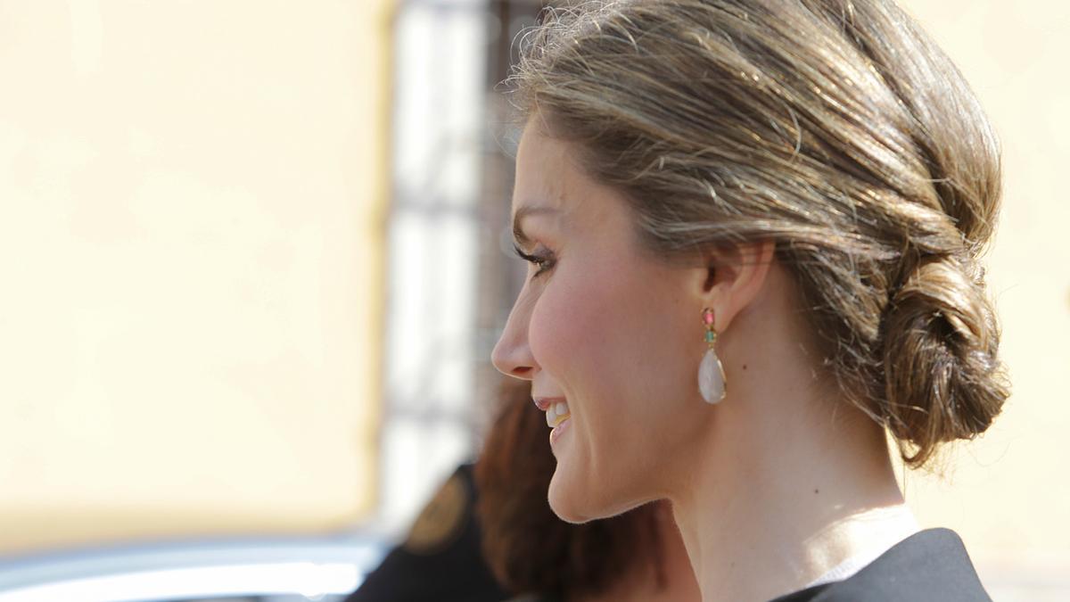 Los pendientes de Tous de Letizia Ortiz en Castilla-La Mancha