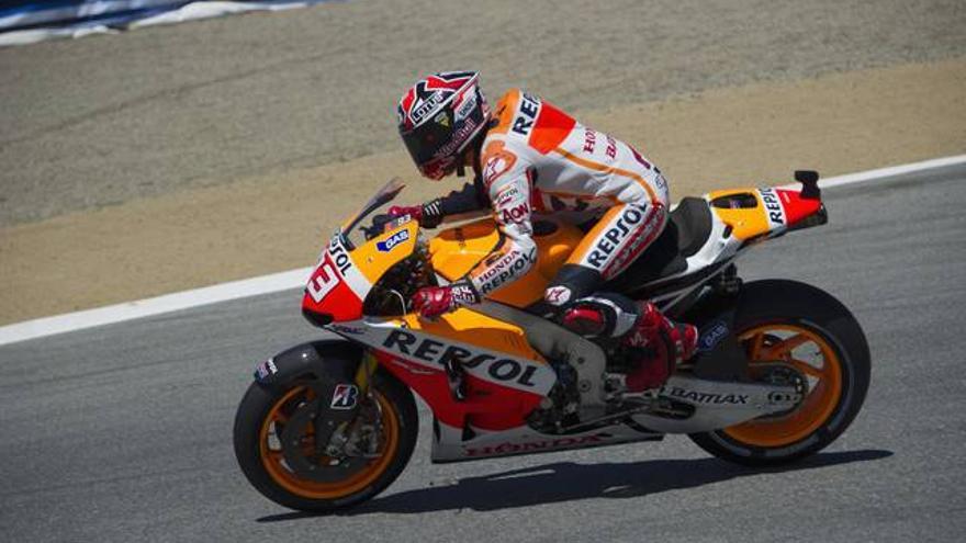 Márquez asusta a sus rivales al lograr el mejor tiempo en EEUU